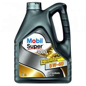 Моторное масло Mobil Super 3000 X1 Diesel 5W-40 (4 л)