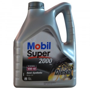 Моторное масло Mobil Super 2000 X1 Diesel 10W-40 (4 л)