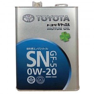 Моторное масло Toyota GF-5 0W-20 (4 л)