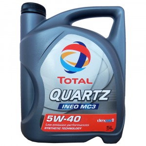 Моторное масло Total Quartz Ineo MC3 5W-40 (5 л)