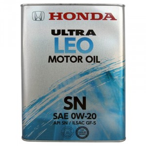 Моторное масло Honda Ultra LEO 0W-20 (4 л)