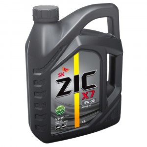 Моторное масло ZIC X7 Diesel 5W-30 (4 л)