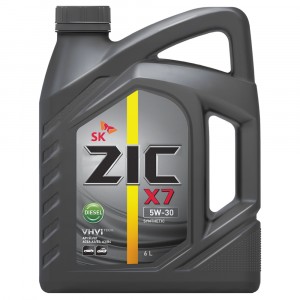 Моторное масло ZIC X7 Diesel 5W-30 (6 л)