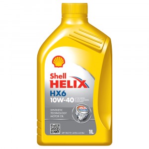 Моторное масло Shell Helix HX6 10W-40 (1 л)