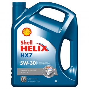 Моторное масло Shell Helix HX7 5W-30 (4 л)
