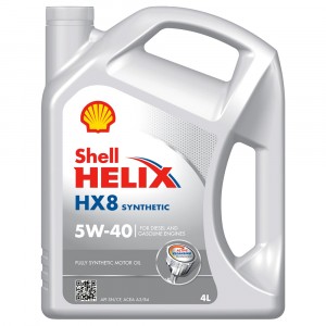 Моторное масло Shell Helix HX8 Synthetic 5W-40 (4 л)