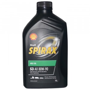 Трансмиссионное масло Shell Spirax S3 AX 80W-90 (1 л)