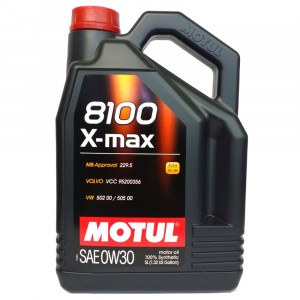 Моторное масло Motul 8100 X-max 0W-30 (5 л)
