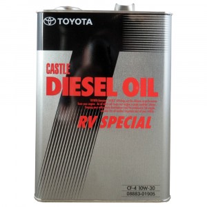 Моторное масло Toyota Castle Diesel Oil RV Special CF-4 10W-30 (4 л)