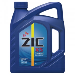 Моторное масло ZIC X5 10W-40 (6 л)