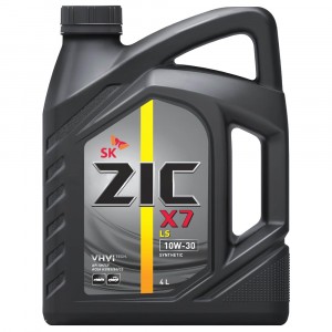 Моторное масло ZIC X7 LS 10W-30 (4 л)