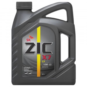 Моторное масло ZIC X7 LS 10W-40 (4 л)