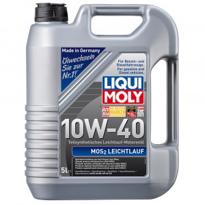 Моторное масло Liqui Moly MoS2 Leichtlauf 10W-40 (5 л)