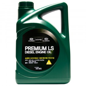 Моторное масло Hyundai/Kia/Mobis Premium LS Diesel 5W-30 (4 л)