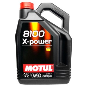 Моторное масло Motul 8100 X-power 10W-60 (5 л)