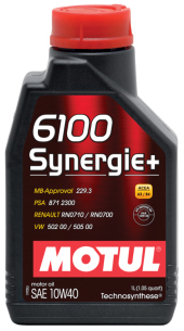 масло моторное Motul 6100 Synergie плюс