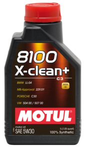 Моторные масла Motul 8100 X-clean+
